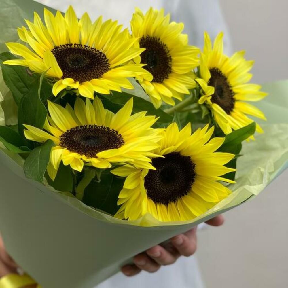Ramo de girasoles, 5 girasoles (foto 4)