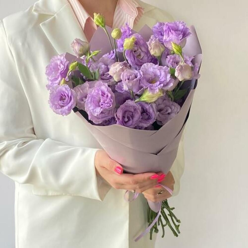 Ramo de lisianthus lila
